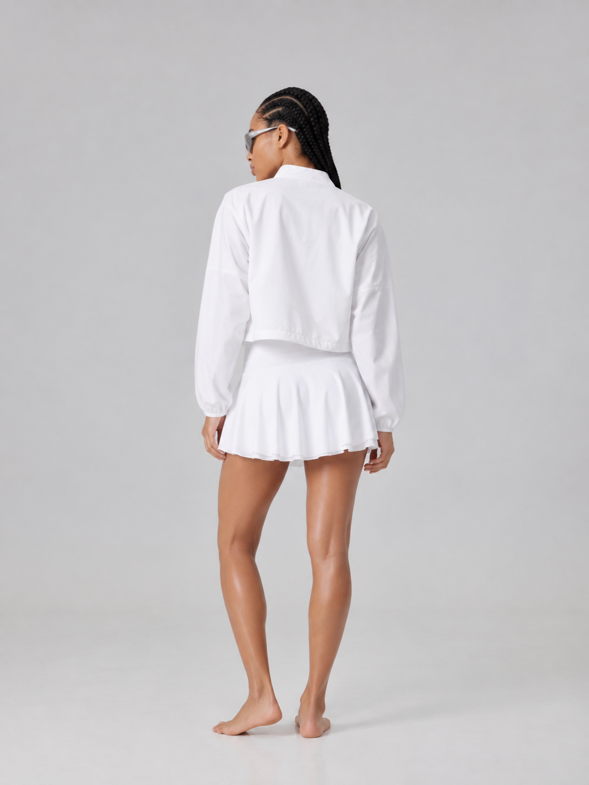 Court Flow 2 Piece Tennis Set White