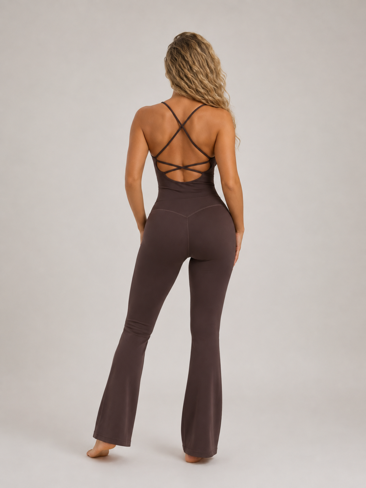 Cross Back 2Piece Jumpsuit