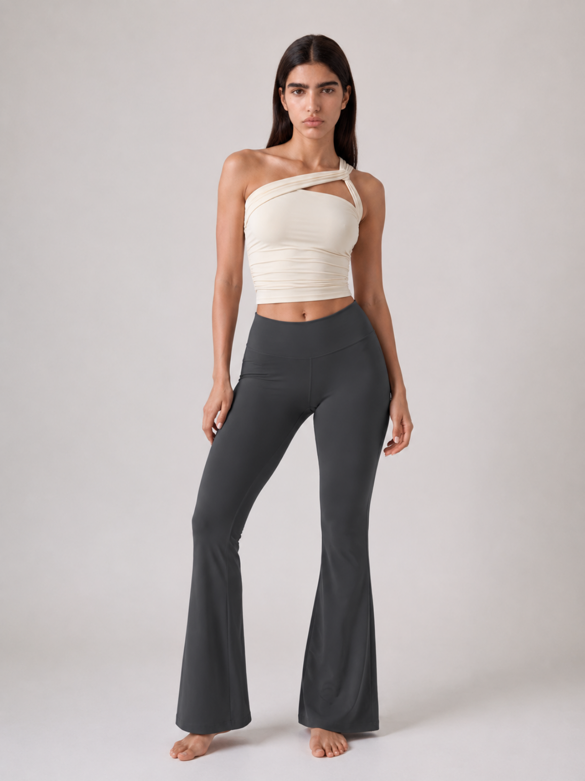 Intent Flare Leggings Grey
