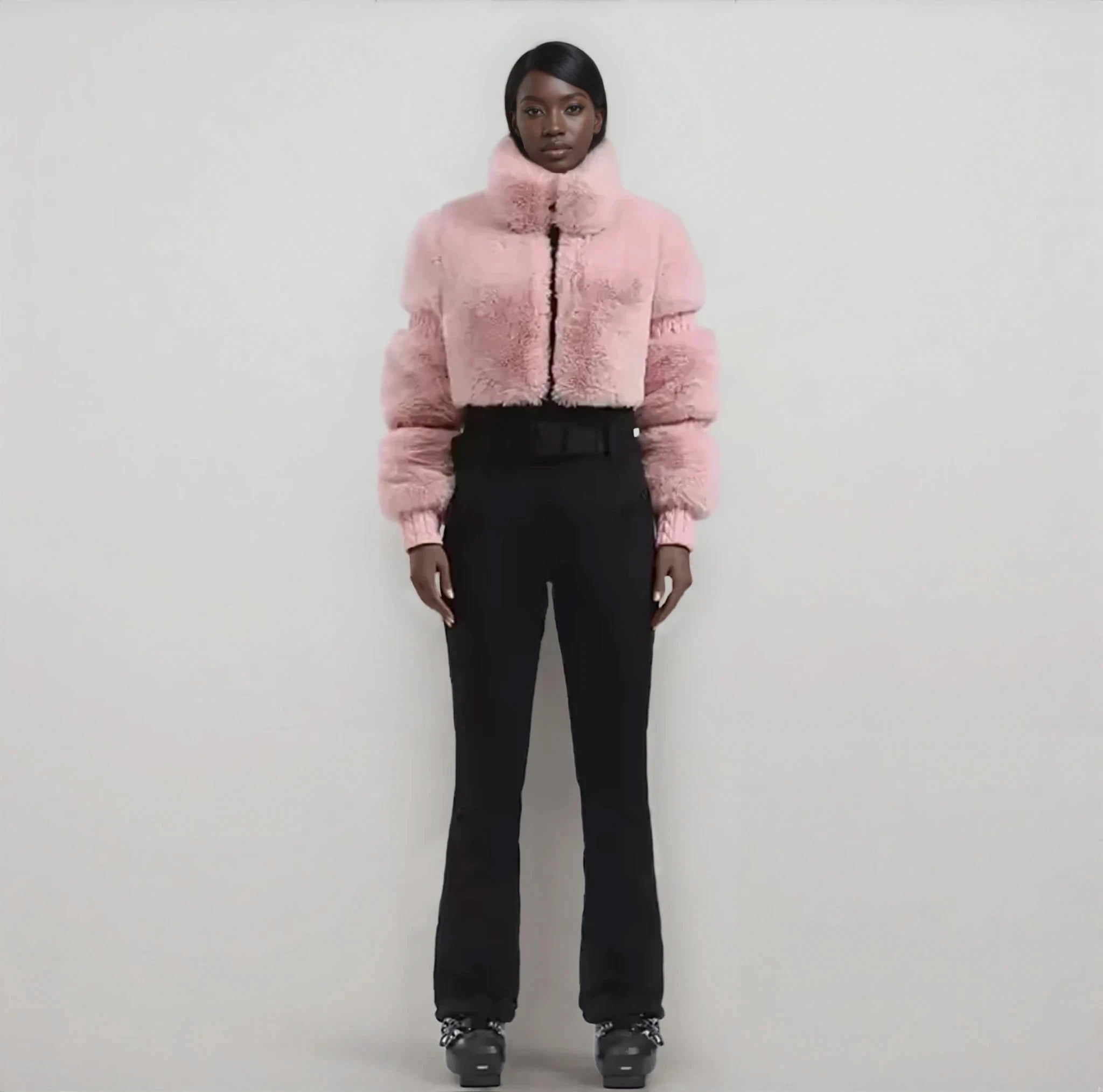Faux Fur Ski Suit