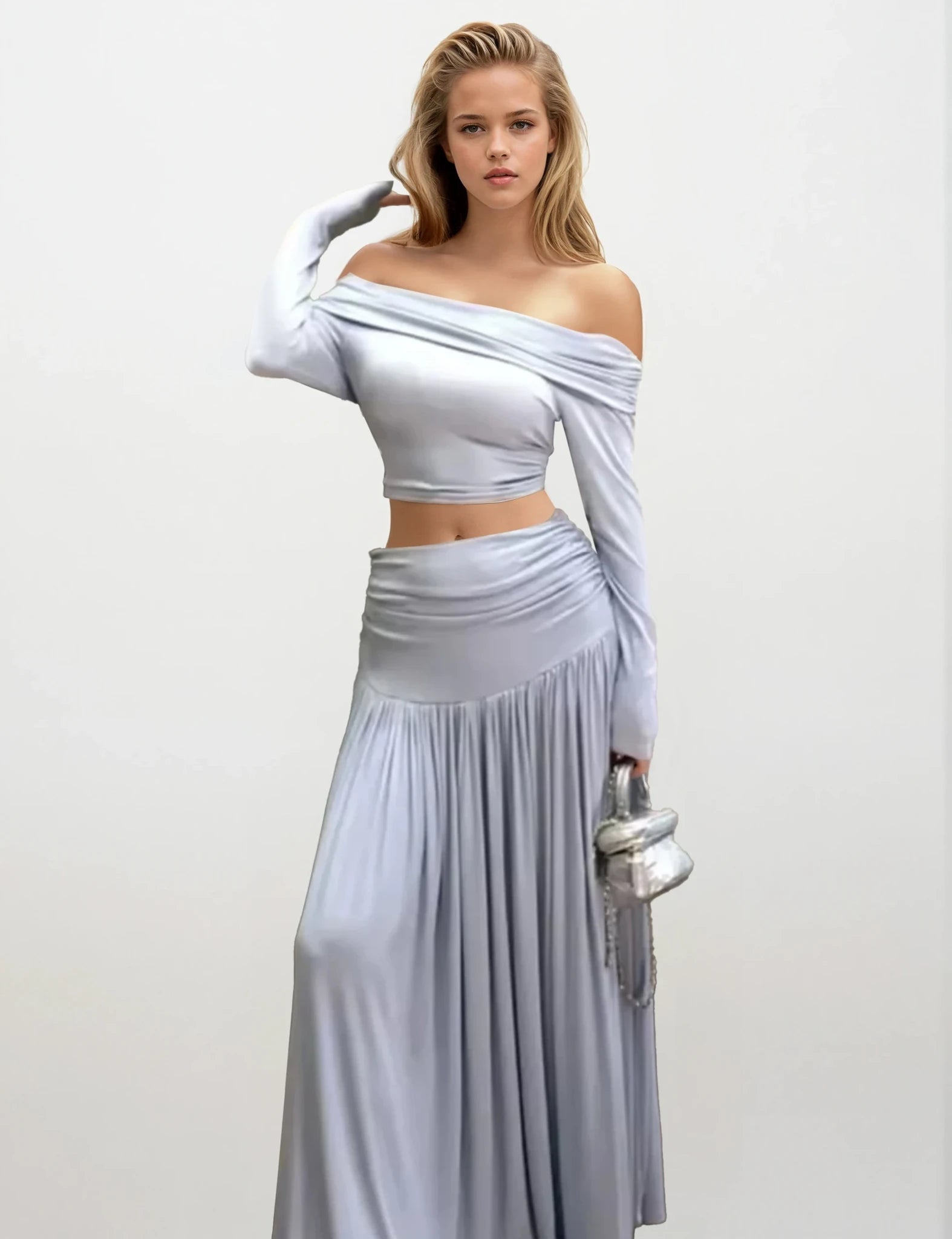 Off Shoulder Two Piece Set