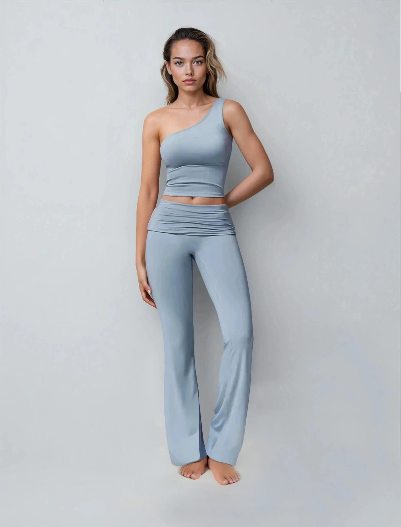 One Shoulder Yoga Set